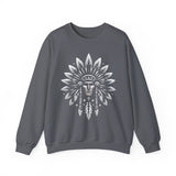 Sacred Tribal Chief Emblem Illustration Unisex Sweatshirt