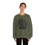 Tribal Spirit Glyph Symbol Illustration Unisex Sweatshirt