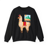 Sacred Llama of the Inca Andes Unisex Sweatshirt