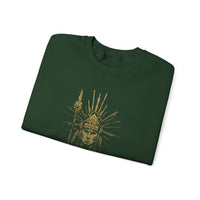Golden Shaman Tribal Symbol Line Art Unisex Sweatshirt