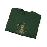Golden Shaman Tribal Symbol Line Art Unisex Sweatshirt