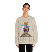 Eye of the Sun Pyramid Illustration Unisex Sweatshirt