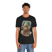 Maya Warrior Watercolor Portrait Unisex T-Shirt