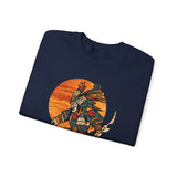 Aztec Samurai Wave Style Unisex Sweatshirt