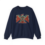 Aztec Solar Eagle Emblem Illustration Unisex Sweatshirt