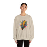 Maya Corn Mural Street Art Unisex Sweatshirt