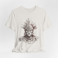 Maya Warrior Ink Portrait Unisex T-Shirt