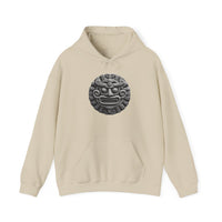 Sacred Stone Inti Inca Sun God Monochrome Style Unisex Hoodie