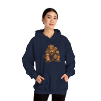 Pixel Art Mayan Jaguar Warrior Unisex Hoodie