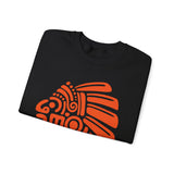 PreColumbian Aztec Head Icon Unisex Sweatshirt