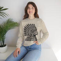 Aztec Eagle Pyramid Emblem Unisex Sweatshirt
