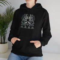 Obsidian Blade Warriors Aztec Glyph Style Unisex Hoodie