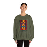 Indigenous Andean Geometric Textile Pattern Unisex Sweatshirt
