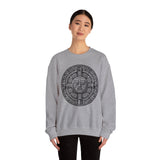 Sacred Aztec Calendar Face Unisex Sweatshirt
