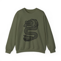 Dragon Aztec Illustration Unisex Sweatshirt