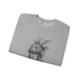 Jaguar Warrior Ink Portrait Unisex Sweatshirt