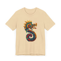 Aztec Serpent God Quetzalcoatl Modern Tribal Style Unisex T-Shirt