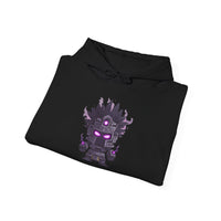 Aztec Shadow Warrior God with Glowing Eyes Unisex Hoodie
