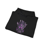 Aztec Shadow Warrior God with Glowing Eyes Unisex Hoodie