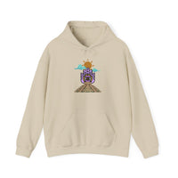 Eye of the Sun Pyramid Illustration Unisex Hoodie