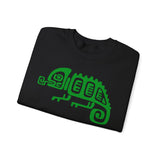 Mesoamerican Chameleon Symbol Unisex Sweatshirt