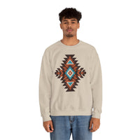 Boho Aztec Geometric Totem Pattern Illustration Unisex Sweatshirt