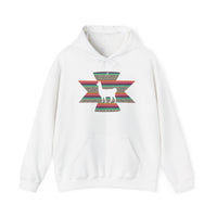 Andean Llama Fiesta Illustration Unisex Hoodie
