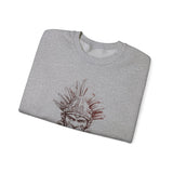Maya Warrior Ink Portrait Unisex Sweatshirt