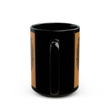 Mythic Mayan God Symbol Black Mug