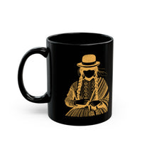 Distress Peruvian Traditional Woman Black Mug