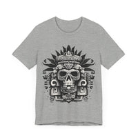 Ah Puch Death God Petroglyph Skull Unisex T-Shirt