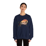 Aztec Buffalo Desert Sunset Silhouette Unisex Sweatshirt
