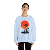 Tikal Sunset Temple Minimalist Art Unisex Sweatshirt