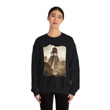 Vintage Tikal Jungle Temple Sepia Print Unisex Sweatshirt