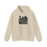 Andean Cliffside Inca Citadel Graphic Unisex Hoodie