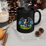 Inca Andean Condor Cartoon Spirit Black Mug
