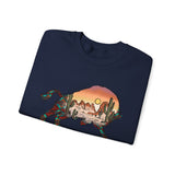 Aztec Buffalo Desert Sunset Silhouette Unisex Sweatshirt