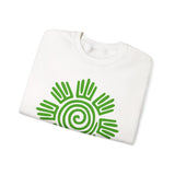 Aztec Plant Spiral Symbol Unisex Sweatshirt