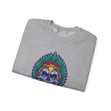 Aztec Indian Death Skull Tattoo Style Unisex Sweatshirt