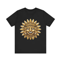 Pixel Art Inca Sun God 8-Bit Retro Style Unisex T-Shirt