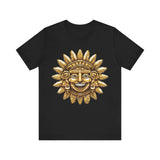 Pixel Art Inca Sun God 8-Bit Retro Style Unisex T-Shirt