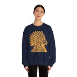Aztec Eagle Pyramid Emblem Unisex Sweatshirt