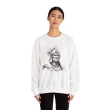 Inca Warrior Line Art Tribal Design Unisex Sweatshirt