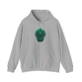 Quetzalcoatl Feathered Serpent God Dark Portrait Unisex Hoodie