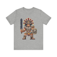 Aztec Blade Hero Pixel Art Unisex T-Shirt