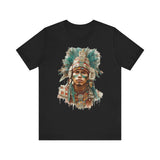 Maya Warrior Watercolor Portrait Unisex T-Shirt
