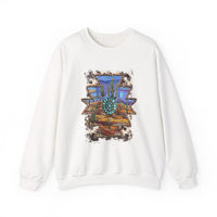 Aztec Turquoise Cactus Desert Landscape Unisex Sweatshirt
