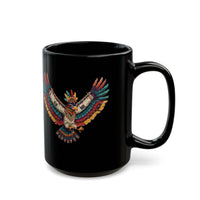 Sacred Condor Pixel Flight Black Mug