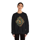 Quetzalcoatl Feathered Sun Glyph Unisex Sweatshirt