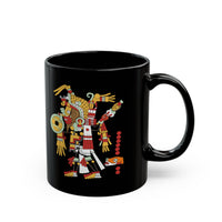 Abstract Aztec Culhua-Mexica Illustration Black Mug